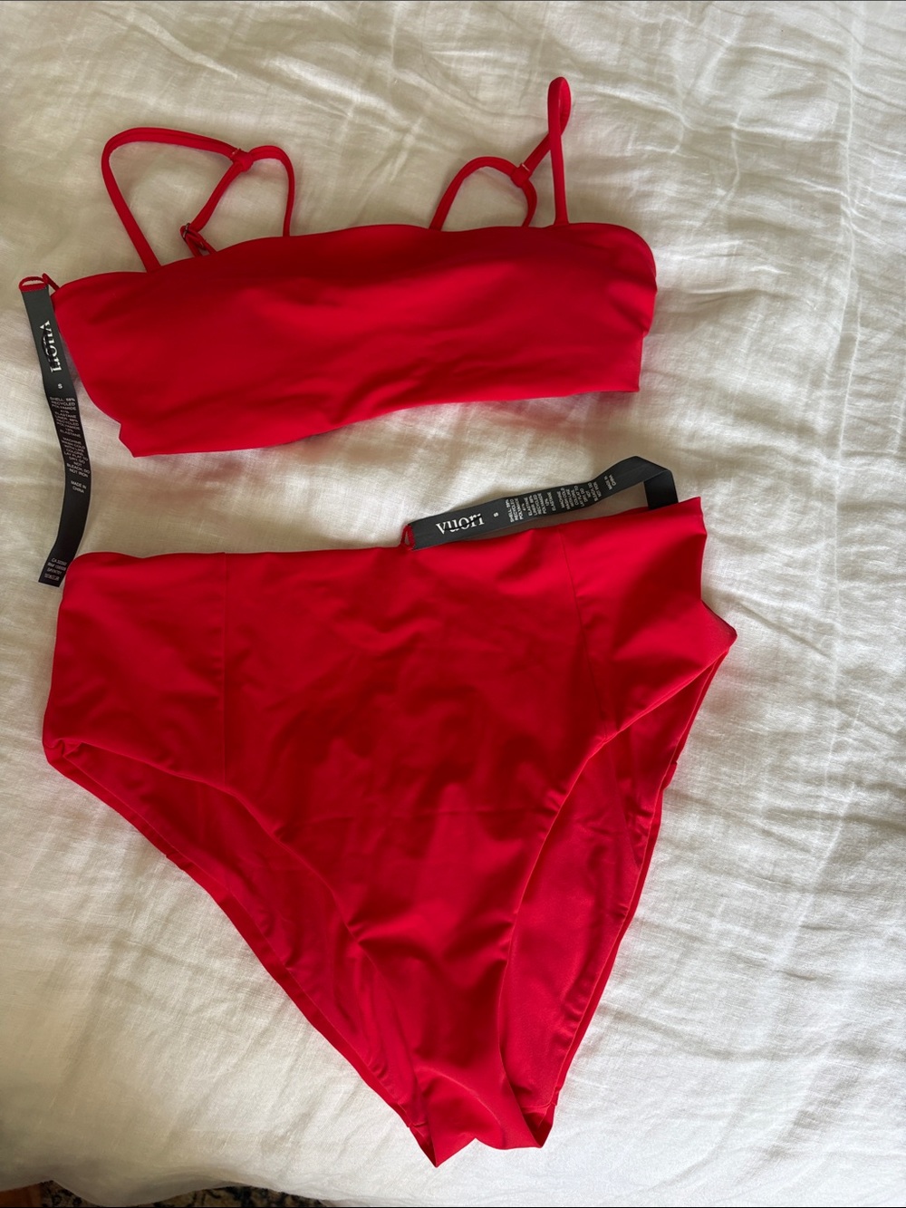 New Vuori Red Dune Bikini with High-Waist